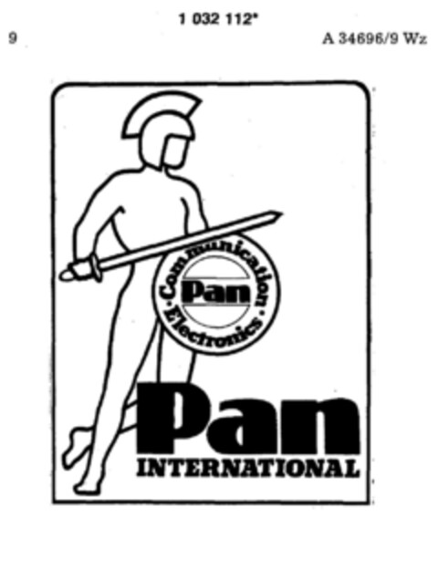 Pan INTERNATIONAL Logo (DPMA, 27.06.1981)