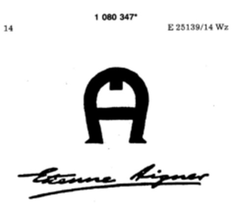 Etienne Aigner Logo (DPMA, 31.05.1985)