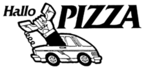 Hallo PIZZA Logo (DPMA, 08.02.1991)