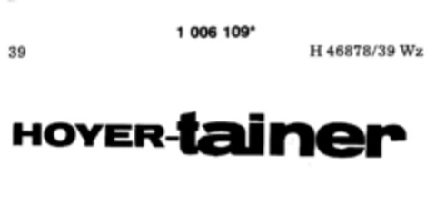 HOYER-tainer Logo (DPMA, 12.12.1979)