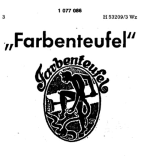 "Farbenteufel" Logo (DPMA, 09/28/1984)