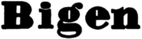 Bigen Logo (DPMA, 13.12.1991)