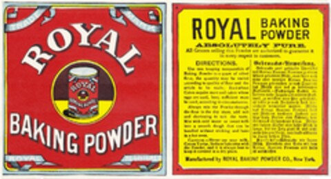 ROYAL BAKING POWDER Logo (DPMA, 06/26/1878)