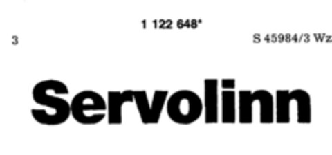 Servolinn Logo (DPMA, 08.01.1988)