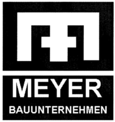 M MEYER BAUUNTERNEHMEN Logo (DPMA, 07.02.2001)