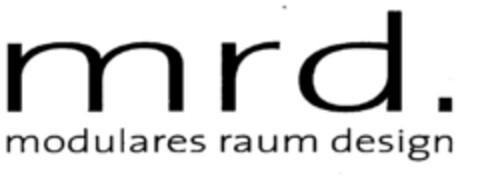 mrd. modulares raum design Logo (DPMA, 07.02.2001)
