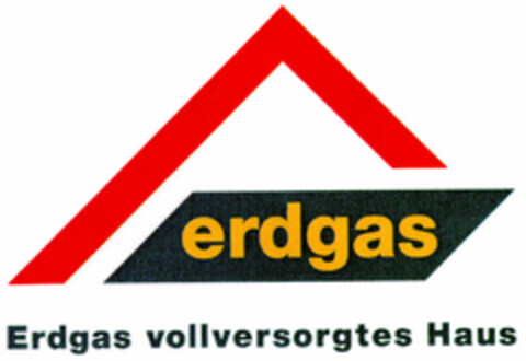 erdgas Erdgas vollversorgtes Haus Logo (DPMA, 07/05/2001)