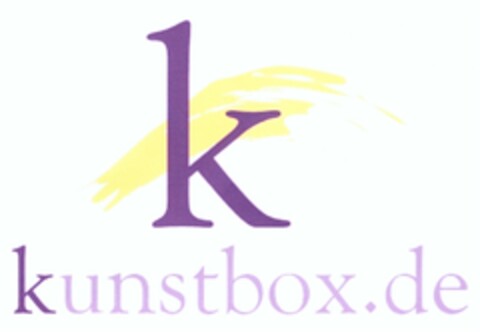 k kunstbox.de Logo (DPMA, 01/23/2008)