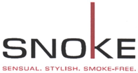 SNOKE SENSUAL. STYLISH. SMOKE-FREE. Logo (DPMA, 26.11.2010)