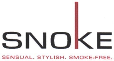 SNOKE SENSUAL. STYLISH. SMOKE-FREE. Logo (DPMA, 11/26/2010)