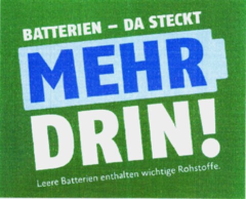 BATTERIEN - DA STECKT MEHR DRIN ! Logo (DPMA, 20.06.2013)