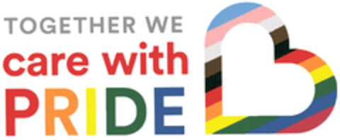 TOGETHER WE care with PRIDE Logo (DPMA, 02.02.2022)