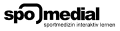 spo medial sportmedizin interaktiv lernen Logo (DPMA, 08.02.2002)