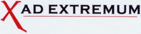 X AD EXTREMUM Logo (DPMA, 16.08.2002)