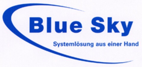 Blue Sky Systemlösung aus einer Hand Logo (DPMA, 23.02.2005)