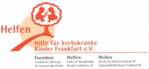 Helfen Hilfe für krebskranke Kinder Frankfurt e.V. Logo (DPMA, 22.06.2005)