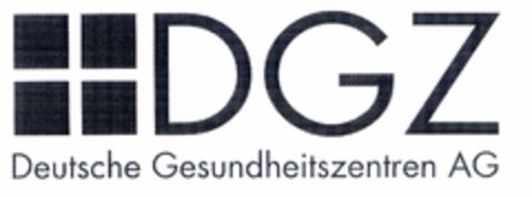 DGZ Deutsche Gesundheitszentren AG Logo (DPMA, 22.09.2005)