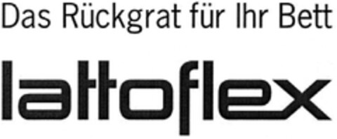 Das Rückgrat für Ihr Bett lattoflex Logo (DPMA, 14.11.2006)