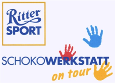 Ritter SPORT SCHOKOWERKSTATT on tour Logo (DPMA, 23.12.2006)