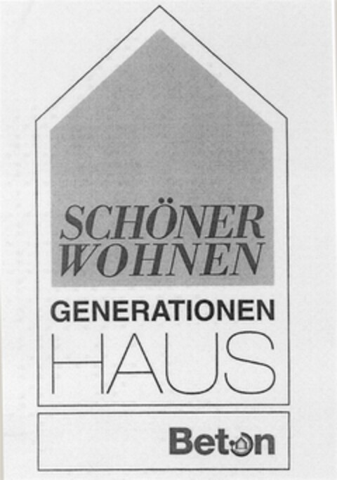 SCHÖNER WOHNEN GENERATIONEN HAUS Beton Logo (DPMA, 16.01.2007)