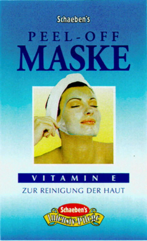 Schaeben's PEEL-OFF MASKE Logo (DPMA, 04/24/1998)