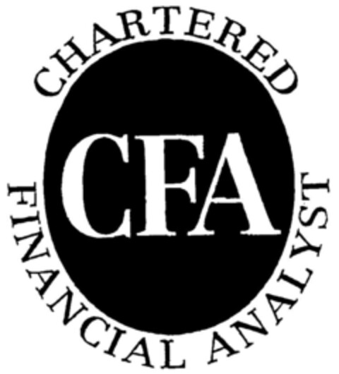 CFA CHARTERED FINANCIAL ANALYST Logo (DPMA, 10.12.1999)