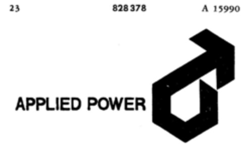 APPLIED POWER Logo (DPMA, 18.09.1965)