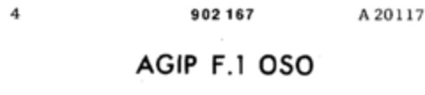 AGIP F.1 OSO Logo (DPMA, 13.03.1969)