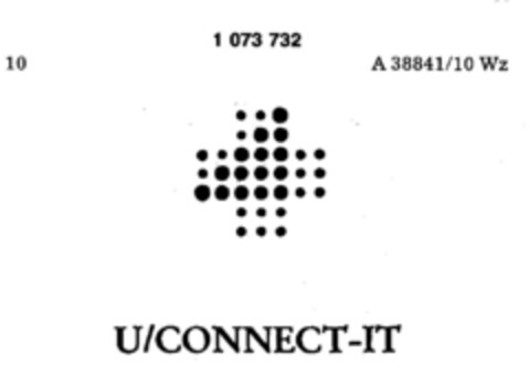 U/CONNECT-IT Logo (DPMA, 30.07.1984)