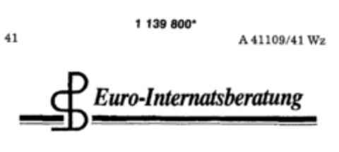 Euro-Internatsberatung Logo (DPMA, 10.03.1986)