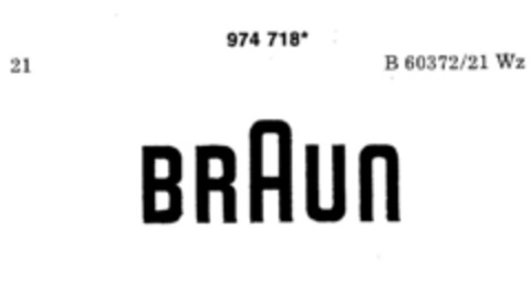 BRAUN Logo (DPMA, 13.04.1978)