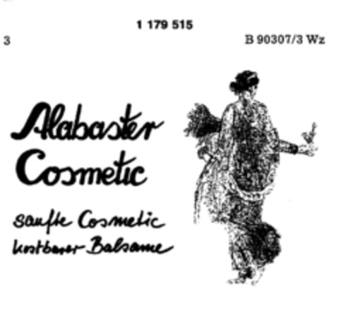 Alabaster Cosmetic sanfte Cosmetic kostbarer Balsame Logo (DPMA, 07/09/1990)