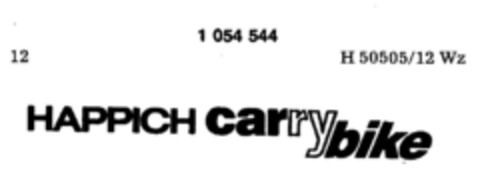 HAPPICH carry bike Logo (DPMA, 08.10.1982)
