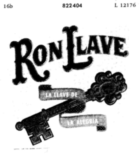 RON LLAVE Logo (DPMA, 08.04.1964)