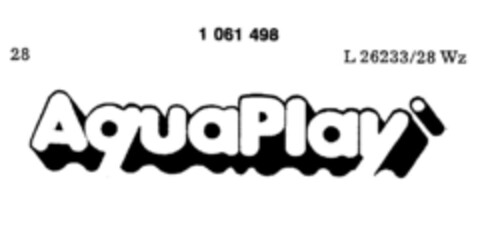 Aqua Play Logo (DPMA, 28.01.1983)