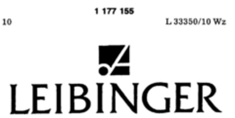 LEIBINGER Logo (DPMA, 22.03.1990)