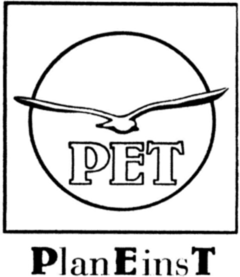 PET PlanEinsT Logo (DPMA, 20.10.1994)