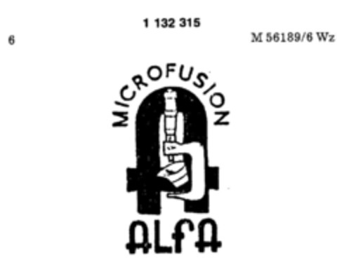MICROFUSION ALfA Logo (DPMA, 26.02.1985)