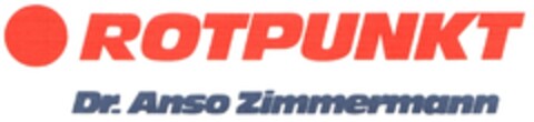 ROTPUNKT Dr. Anso Zimmermann Logo (DPMA, 07/25/1988)