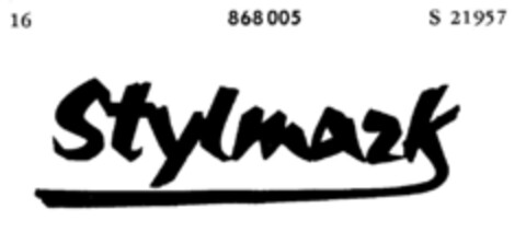 Stylmark Logo (DPMA, 06.03.1969)