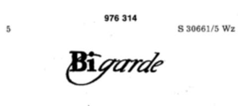 Bigarde Logo (DPMA, 11.02.1977)