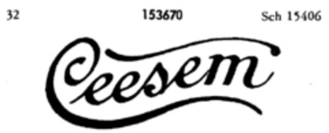 Ceesem Logo (DPMA, 11/07/1911)