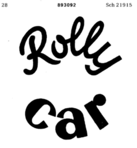 Rolly car Logo (DPMA, 01/07/1970)