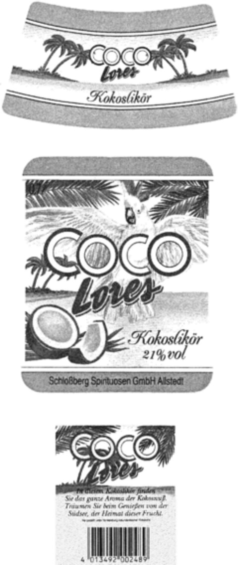 COCO LORES Logo (DPMA, 05/13/1992)