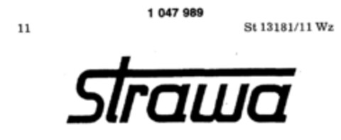 Strawa Logo (DPMA, 08/27/1982)