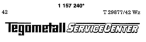 Tegometall ServiceCenter Logo (DPMA, 29.12.1989)