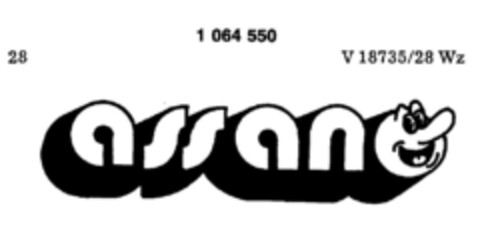 assano Logo (DPMA, 05.01.1984)