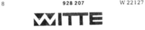 WITTE Logo (DPMA, 19.02.1970)