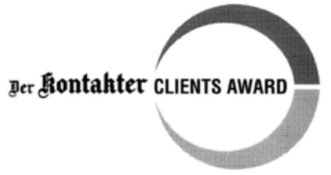 Der Kontakter CLIENTS AWARD Logo (DPMA, 02/24/2000)