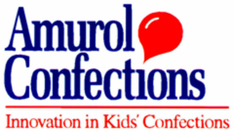 AMUROL CONFECTIONS INNOVATION IN KIDS'CONFECTIONS Logo (DPMA, 17.03.2000)